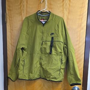 Nike Men's Tech Woven Jacket In Pacific Moss Green Sz XL FZ0750 307 NWT